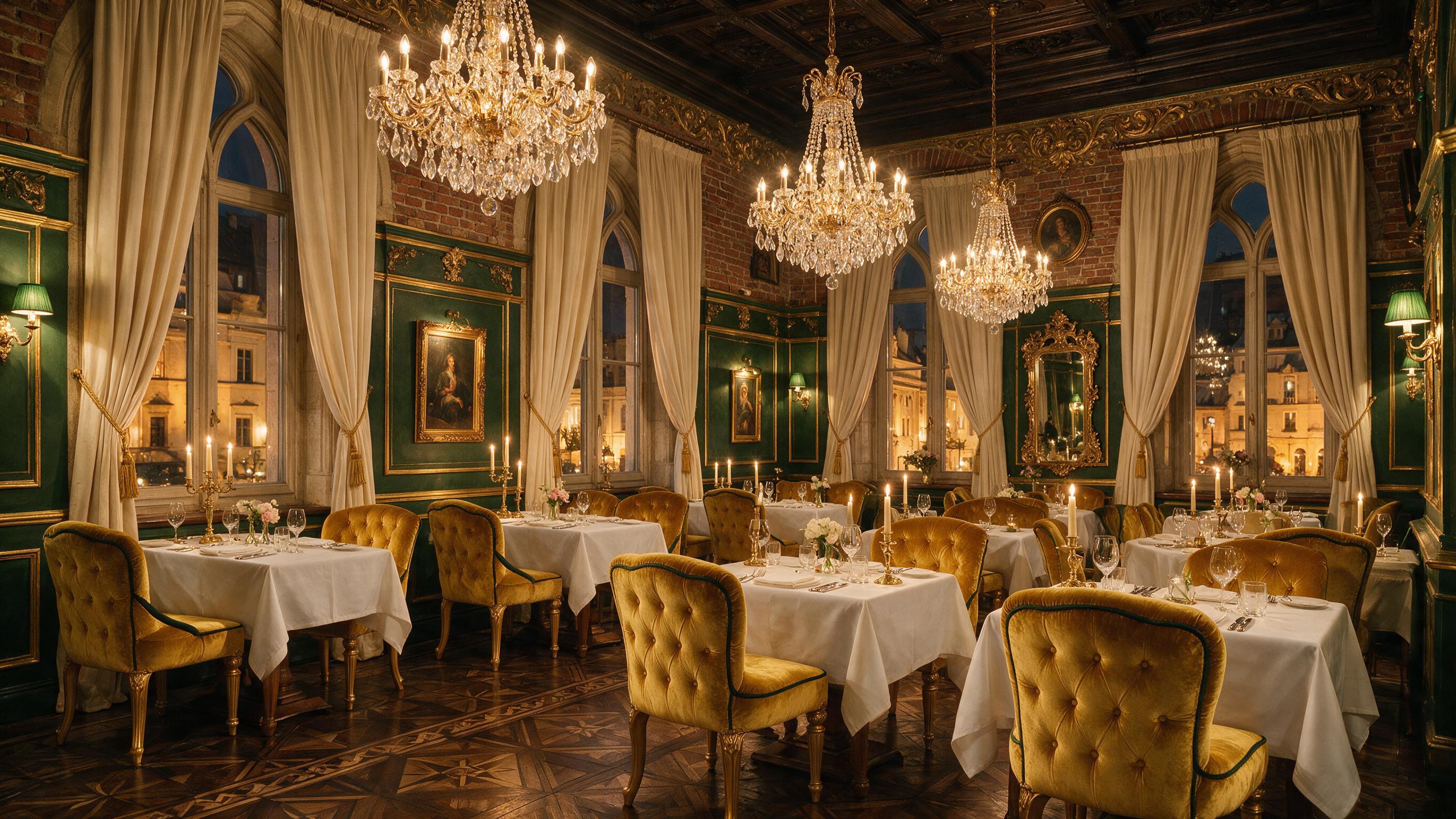 Sala restauracyjna ZlotySmak w Krakowie